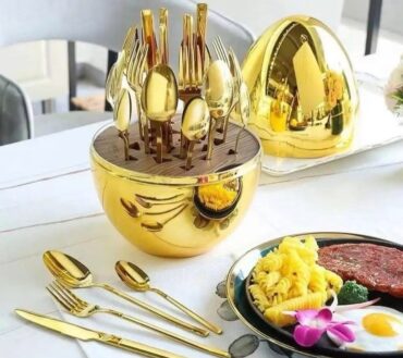 Eggshell Cutlery Set